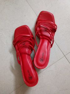 Red Zudio Heels