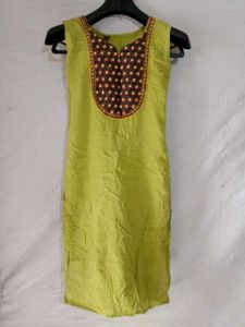 Women's Kurti (Lime Green)