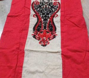 Elegant Red Embroidered Kurta