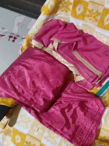 Pink &amp; Gold Kurta salwar set