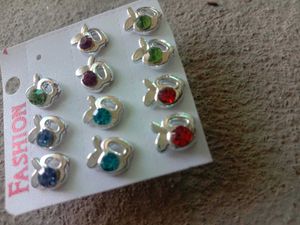 Colorful Apple Stud Earrings