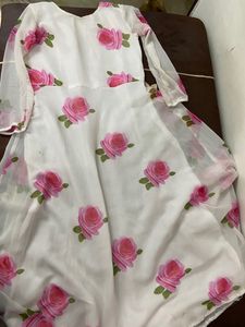 Floral Anarkali Suit