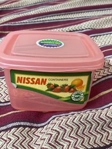 Medium pink Plastic Container