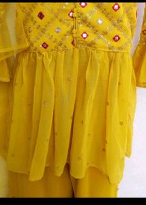 New Designer Garara For Haldi