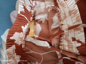 Relaxed Floral Print Women Trouser