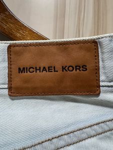 Michael Kors Straight Fit White Jeans