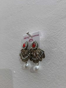 Pearl &amp; Gem Earrings