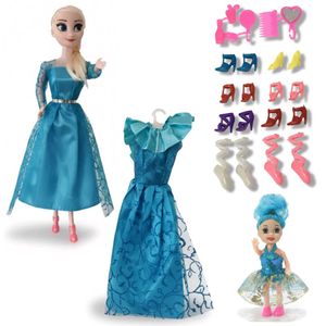 2 Doll With Dress & Accessories Set