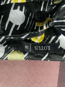Patterned Casual Pants