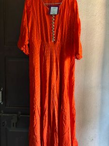 Libas Embroidered Maxi Dress