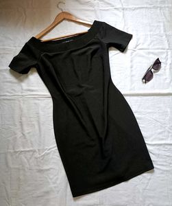 Elegant Black Off-Shoulder Dress