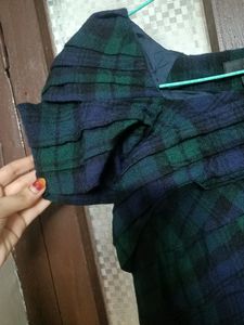 Knot Check Dress