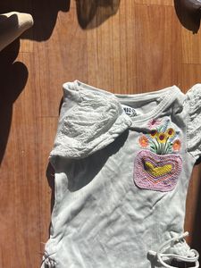 Girls Jeans Top Set