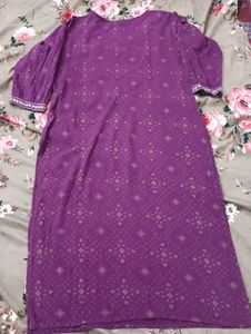 Purple  Kurta Set🫶