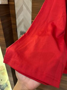 Newme off shoulder red dress