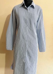 Striped Shirt Dress