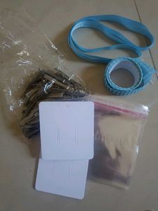 3mm Alligator Clips With Grossgrain Ribbon