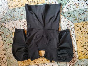 Tokyo talkies corset top puff sleeve