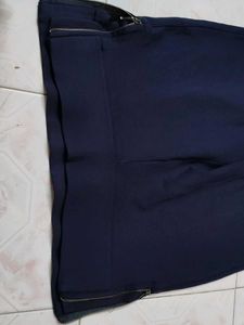 Navy Zipper Detail Jeggings Size 32