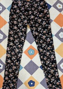 Winter Floral Jeggings