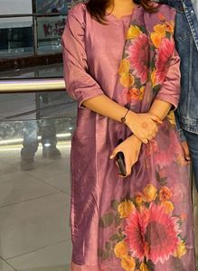 Floral Print Kurta Set