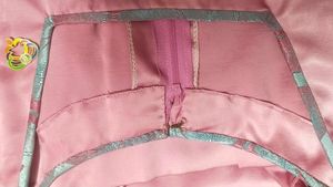 Elegant Pink Satin Dress