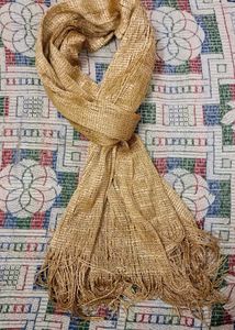 Golden Net Shining Unisex Dupatta
