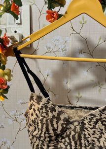 Animal Print Corset Top