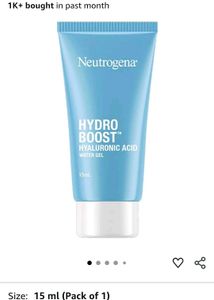 new Neutrogena Hydro Boost Gel