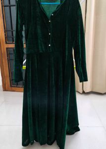 Party Wear Gown ( Velvet)