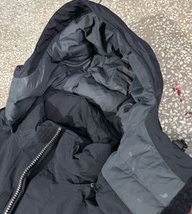 Black Puffer Jacket with Hood