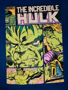 Marvels Hulk T Shirt Blue
