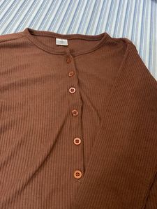 Coffee Brown Full sleeve Top