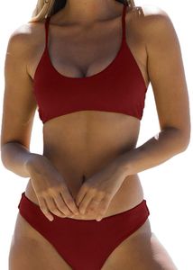 NEW Red Textured Bikini Set | M-L size