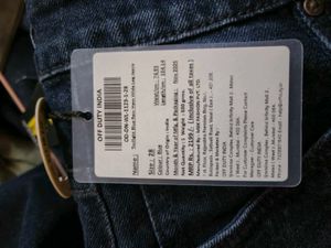 Twilight Blue Raw Hem Wide Leg Jeans