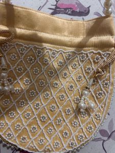 Elegant Beaded Potli Bag