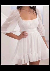 Trendy White Dress ✨⚰️