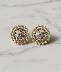 Floral Pearl Earrings