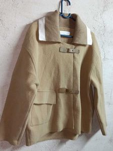 NEW Winter Fashion Woolen Toggle Cardigan Coat