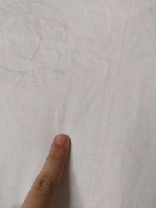 White Graphic Print Tee