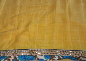 Elegant Yellow Saree
