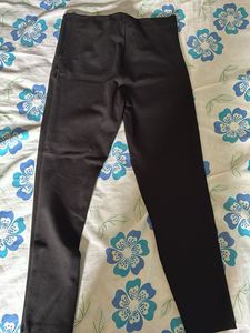 High-Waisted Black Pants