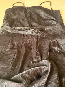 Black Silky Co Ord
