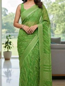Elegant Green Saree