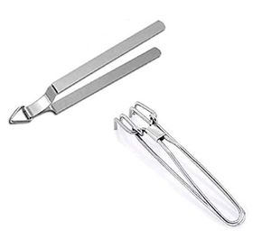 Stainless Steel Chimta for Roti/Chapati + Stainles
