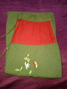 Floral Embroidered Skirt