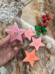Scented Tealight Star Shape Candles-10pcs