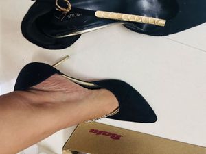 Black Pencil Heels
