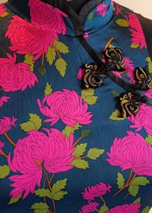 Floral Cheongsam Dress