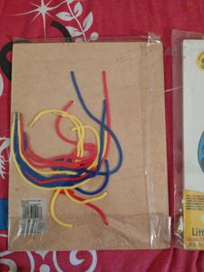 2 NEW LITTLE GENIUS BOARD WOODEN GAME
